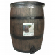 NATURE Set: Regenwassertank, Tonne rund + Ständer (Modell Whiskey) 120 l