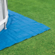 Bestway PE-Bodenplane 488 x 488 cm, blau, quadratisch
