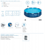Bestway Steel Pro Frame Pool ohne Pumpe Durchmesser 305 x 76 cm