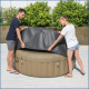 Bestway LAY-Z-SPA Xtras EnerySense Thermo-Komplettabdeckung Durchmesser 196 x 71 cm