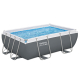 Bestway Power Steel Frame Pool Set mit Filterpumpe 282 x 196 x 84 cm
