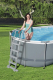 Bestway Power Steel Frame Pool Komplett-Set mit Filterpumpe 549 x 274 x 122 cm