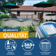 Bestway Hydrium Stahlwandpool Komplett-Set mit Sandfilteranlage Durchmesser 360 x 120 cm