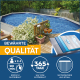 Bestway Hydrium Stahlwandpool Komplett-Set mit Sandfilteranlage 500 x 360 x 120 cm