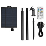 Konstsmide LED-Sternenvorhang, 72 bernsteinfarbene LED mit Solar-Batteriebox