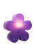 8 seasons - Motivleuchte Shining Flower Durchmesser 40 cm lila Solar