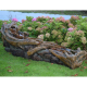 Ubbink AVISIO - dekoratives Wasserspiel, Bachlauf, rustikaler alter Baumstumpf und Äste