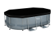 Bestway PVC-Abdeckplane 305 x 184 cm, schwarz, oval