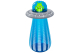Bestway Schlagsack UFO mit Wassersprinkler Durchm. 61 x 119 cm
