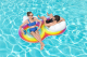 Bestway Rainbow Dreams 2-Personen-Schwimmring mit Kopfstütze 186 x 116 cm