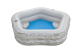 Bestway Family Pool TruPrint 213 x 206 x 53 cm, Steinwand-Optik (Cremegrau)