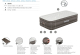 Bestway Fortech Single-Luftbett mit integrierter Elektropumpe 191 x 97 x 46 cm