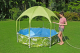 Bestway Steel Pro Frame Pool mit Sonnenschutzdach Splash-in-Shade ohne Pumpe Durchmesser 244 x 51 cm