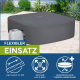 Bestway LAY-Z-SPA Xtras EnergySense Plus Thermo-Komplettabdeckung 230 x 230 x 71, eckig