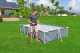 Bestway Steel Pro Frame Pool ohne Pumpe 366 x 201 x 66 cm, Blattform-Design, eckig