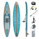 Bestway Hydro Force SUP Touring Board-Set Glider Elite mit Sitz 381 x 79 x 15 cm