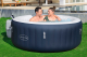 Bestway LAY-Z-SPA Energiespar-Whirlpool Miami AirJet für 4 Personen Durchmesser 180 x 66 cm, Dunkelblau