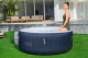 Bestway LAY-Z-SPA Energiespar-Whirlpool Miami AirJet für 4 Personen Durchmesser 180 x 66 cm, Dunkelblau