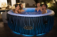 Bestway LAY-Z-SPA LED-Whirlpool Hollywood AirJet für 6 Personen Durchmesser 196 x 66 cm, LED-Design