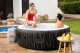 Bestway LAY-Z-SPA LED-Whirlpool Hollywood AirJet für 6 Personen Durchmesser 196 x 66 cm, LED-Design