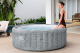Bestway LAY-Z-SPA Energiespar-Whirlpool Bali AirJet mit App-Steuerung, Durchmesser 196 x 71 cm, für 6 Personen, Rattan-Opti (Lichtgrau)