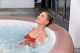 Bestway LAY-Z-SPA Energiespar-Whirlpool Hawaii AirJet mit App-Steuerung, für 6 Personen, Durchmesser 196 x 71 cm, Terrakotta