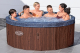 Bestway LAY-Z-SPA Energiespar-Whirlpool Toronto AirJet mit Schaumstoffpaneelen & App-Steuerung, für 7 Personen Durchm. 190 x 70 cm