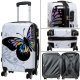 monopol Kofferset 3 tlg. Trolleyset Reisekoffer Hartschale Butterfly
