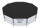 Bestway PVC-Abdeckplane Ø 305 cm schwarz