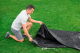 Bestway PVC-Abdeckplane Ø 370 cm, schwarz, rund