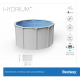 Bestway Hydrium Stahlwandpool Komplett-Set mit Sandfilteranlage 300 x 120 cm