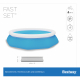 Bestway Fast Set Pool Set mit Filterpumpe 305 x 76 cm