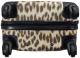Kofferset 3 tlg. Trolleyset Reisekoffer ABS - Hartschale LEOPARD