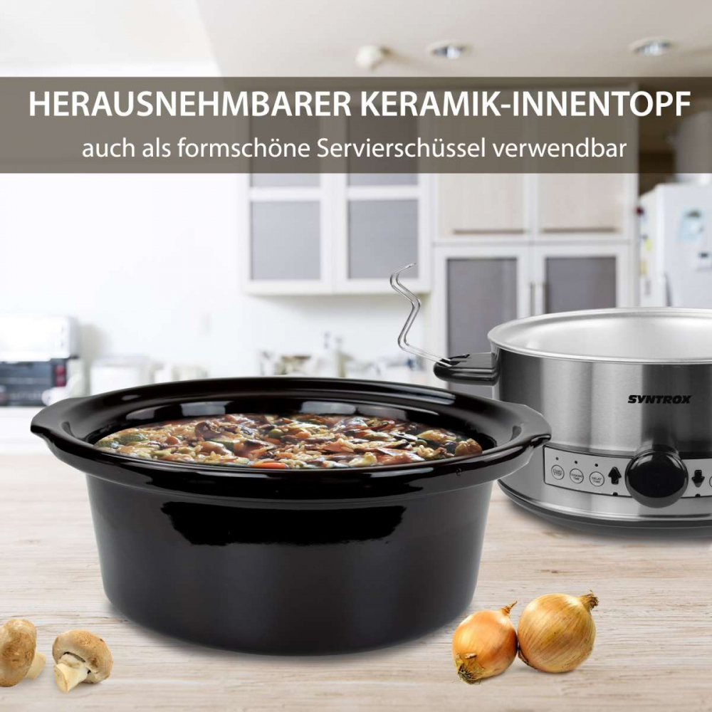 Digitaler Slow Cooker 6,5 Liter