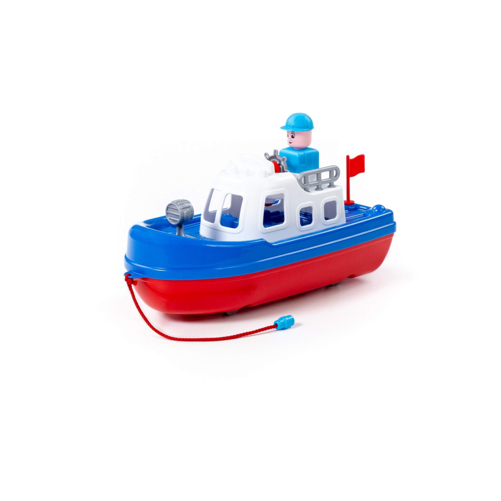 WADER Bewachungsschiff Boot Kinderspielzeug Wasserspielzeug Spielboot 47212 