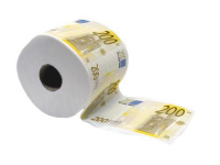 200 EURO Toilettenpapier Geld WC-Papier Gag Geschenk ¤