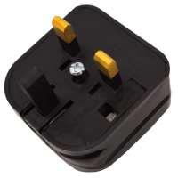 Syntrox Adapter für Geräte mit EU-Stecker auf 3-Pin UK-Steckdosen, Reiseadapter