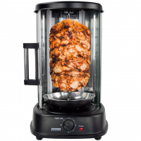 Syntrox Rotisserie Dönergrill offen wählbar mit Zubehörset Edelstahl Schwarz ohne Zubehör