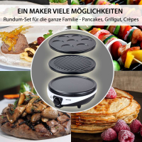 Syntrox 3 in 1 Crepemaker Pancakemaker Grill Luzern