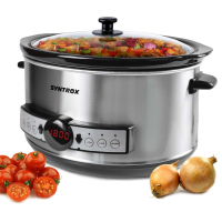 Syntrox Syntrox Germany Digitaler Slow Cooker 4,5 Liter mit Timer