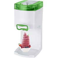 Syntrox Softeismaschine Eismaschine Frozen Joghurt Maschine 4in1 grün