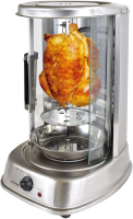 Syntrox Rotisserie Dönergrill mit Tür wählbar Zubehörset Edelstahl ohne Zubehör