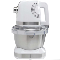 Syntrox Küchenmaschine Knetmaschine Edelstahl-Behälter, 4 Liter, Cream