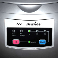 Syntrox Eiswürfelbereiter Eiswürfelmaschine mit LED max. 15 Kg Eiswürfel