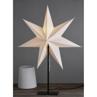 Star Trading Weihnachtsstern Frozen schwarz-weiß