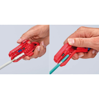 Knipex Abmantelungswerkzeug für Linkshänder geeignet