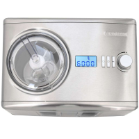 Syntrox Digitale Eismaschine mit Kompressor Softeismaschine und Joghurt-Bereiter 1,5l