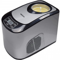 Syntrox Vollautomatische Eismaschine Edelstahl mit Kompressor Softeismaschine GG-220W