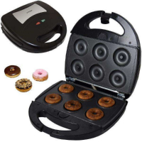 Syntrox Donutmaker Chefmaker mit austauschbaren Backplatten SM-1300W