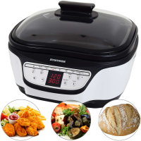Syntrox Multikocher Multifunktionskocher Multicooker 8in1 mit Digital Panel MC-1500W